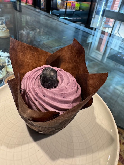 Cupcake - Blueberry and Cream (Dairy Free)