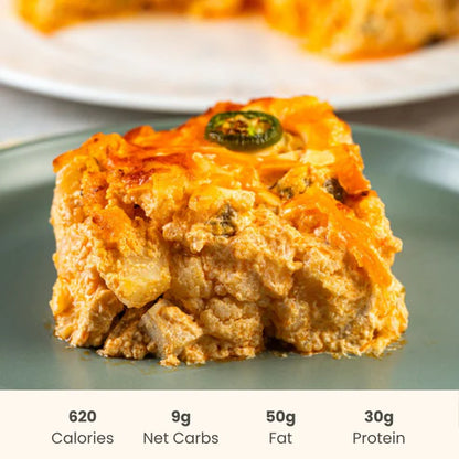 Buffalo Chicken Jalapeno Casserole