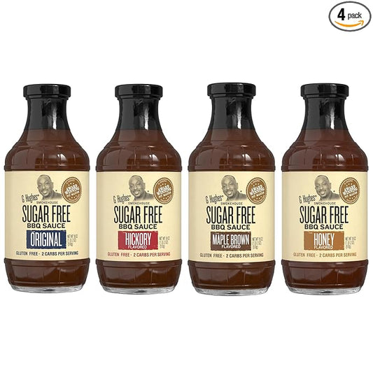 BBQ Sauce By G Hughes, 490ml