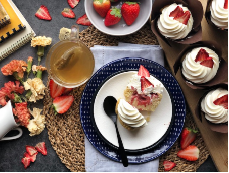 Cupcake - Strawberry Shortcake